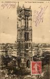 CPA Paris the Tower Saint Jacques