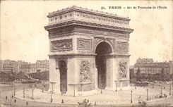 CPA Paris Arc de Triomphe de l'Etoile