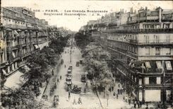CPA Paris Les Grands Boulevards Boulevard Montmartre