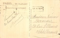 CPA Paris En Flanant Sacre Coeur Montmartre