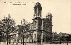 CPA Paris Church St François Xavier