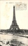 CPA Paris La Tour Eiffel Peniche 