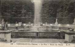 CPA Versailles Le Parc Bassin Des Domes