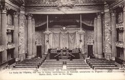 CPA Chateau De Versailles La Salle De l'Opera Vue Sur La Scene 