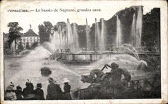 CPA Versailles Le Bassin De Neptune Grandes Eaux