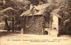 CPA Versailles Hameau De Marie Antoinette Le Boudoir Marie Antoinette's Hamlet