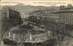 CPA Picturesque Auvergne Clermont Ferrand Public garden Blaise