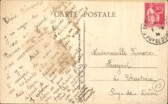 CPA Picturesque Auvergne Clermont Ferrand Public garden and Monument Blaise Pascal