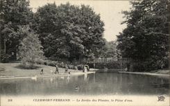 CPA clermont Ferrand the Botanical garden the water Part