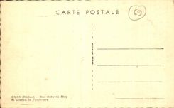 CPA Lyon Street Octavio Mey and Coteau of Fourviere