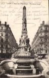 CPA Lyon Places Republic Carnot Monument