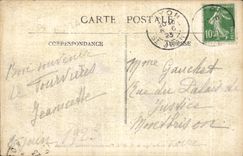 CPA Lyon Basilica De Fourviere Staircase St Joseph