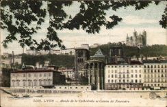 CPA Lyon Apse Of the Cathedral And Slope De Fourviere