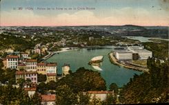 CPA Lyon Places Fair seen of the Russet-red Cross