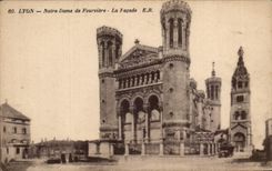 CPA Lyon Notre Dame de Fourviere the Frontage