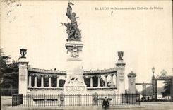 CPA Lyon Monument of the Children of the Rhone