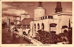 International CPA Exposition Paris Centers Regional international Sight Unit Paris Exposition bets 1937 Eiffel Tower