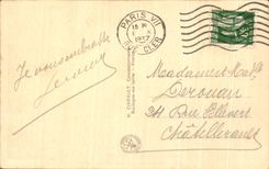 CPA Basins Of Trocadero Paris Fair international bets 1937