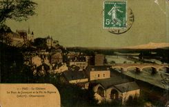 CPA Pau Le Chateau Le Pont de Jurancon et Le Pic de Bigorre Observatoire