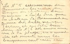 CPA Beaumont on Oise Ruins of the Keep of the Castle