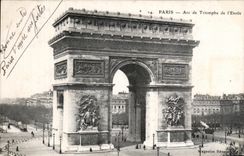 CPA Paris Arc De Triomphe De l'Etoile