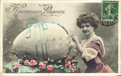 Happy CPA Easter Woman