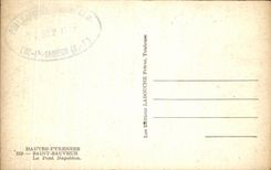 CPA the high Pyrenees Saint Saver the Napoleon Bridge