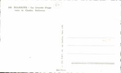 CPA Blarritz la Crande Plage Vers le Casino Bellevue