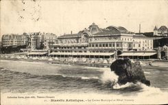 CPA Biarritz Artistique Le Casino Municipal et Hotel Victoria