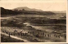 CPA Biarritz L'Heure de bain sur la Cote des Basques