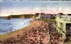 CPA Biarritz La Grande Plage