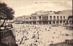 CPA Biarritz La Grande Plage