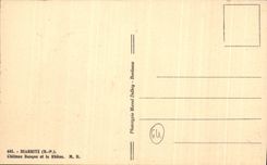 CPA Biarritz Chateau Et La Rhune