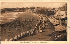 CPA Biarritz La Grande Plage