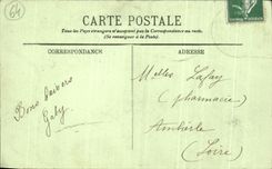 CPA Biarritz Effet De Vagues Au Rocher Perce