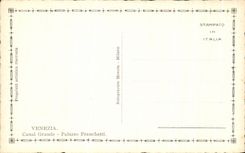 CPA Large Italy Venezia Canal Palazzo Franchetti