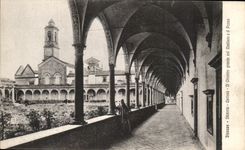 CPA Italia grande Firenze Diniorni Certosa el collar Cimitiero E de Chiostro el pozzo