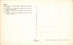 CPA Italie Roma Santa maria in costmedin 