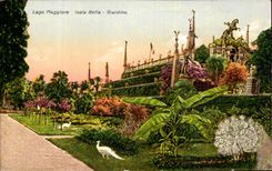 CPA Italia Laggo Maggiore Isola balo Giardino