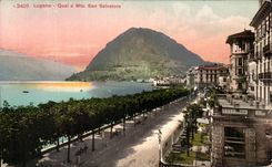 Mte San Salvador de CPA Italia Lugano Quay E