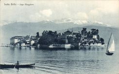 Lago aislado Italia Maggiore de CPA Bella