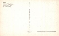 CPA Italie Roma Basilica di s Paolo