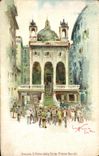 CPA Italy Genova S pietro beyond carried Piazza Blanchi