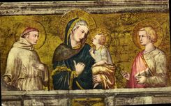 Inferiore di S Francisco Madonna del Lorenzetti de CPA Italia Assisi Chiesa