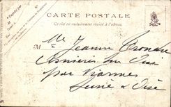 CPA Coucher de soleil en ete dans la lande 