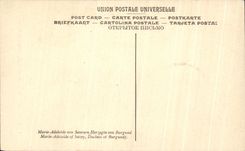 CPA Santerre Marie Adelaide de Savoie Duchesse de Bourgogne
