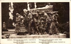 CPA Sevilla mausoleum of the Joselito toreador to the cemetery San Fermando Bullfight