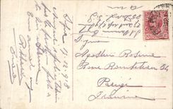 CPA Fantaisie Dieffenbacher Barque sur l'eau