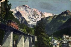 CPA Jungfrau Intelaken Hardebahn 