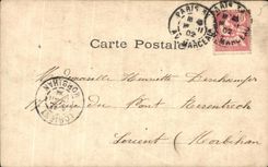 Ninos de la fantasia de CPA un pedacito del tocador